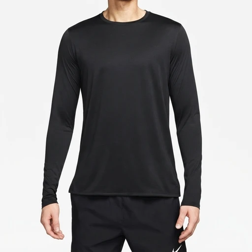 Men's Long Sleeve Training Top - Black