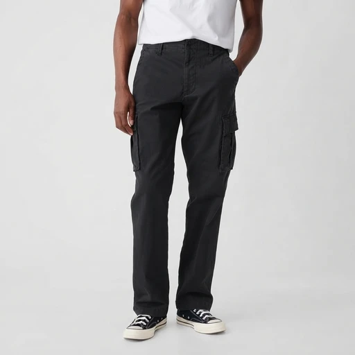 Men's Classic Cargo Pant - Washed Black