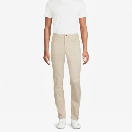 Men's Slim 5-Pocket Chino Pant - Stone