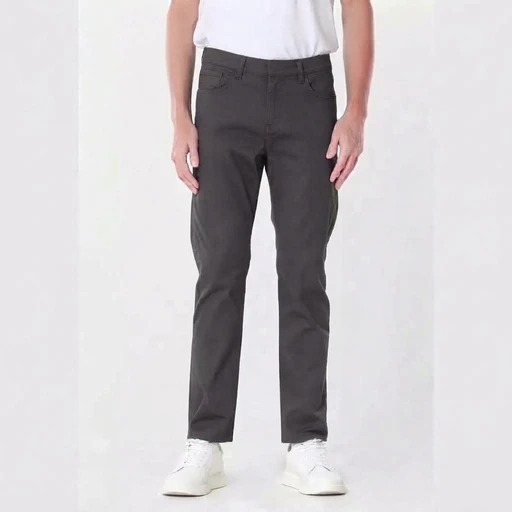 Men's 5-Pocket Chino Pant - Charcoal